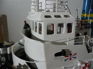 maquette banckert passerelle babord avant