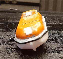 maquette canot sauvetage en 3D 