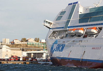 Car-ferry-Napoléon Bonaparte accident survenu en 2012
