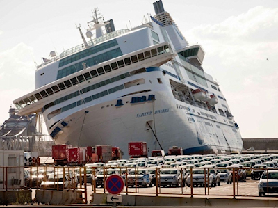 Car-ferry-Napoléon Bonaparte accident survenu en 2012