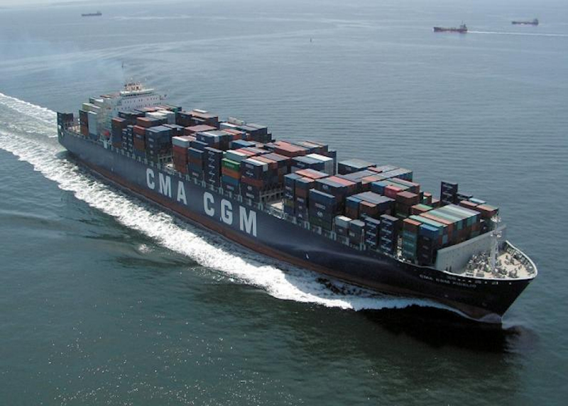 porte container FIDELIO de la CMA CGM