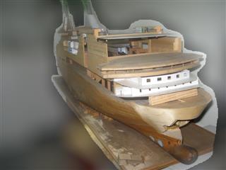 maquette napoleon bonaparte gabarit carton pont avant