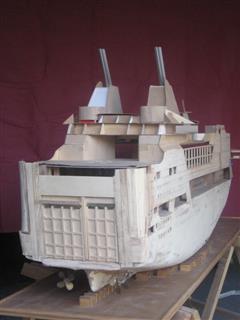 maquette napoleon bonaparte bien avancé vue arrière