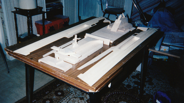 maquette ferry normandie presentation de la struture superieur